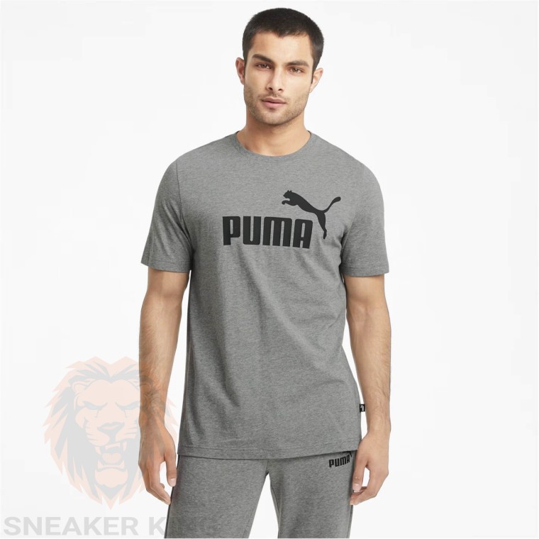 Футболка Puma  Grey Heather tee 586666 03 